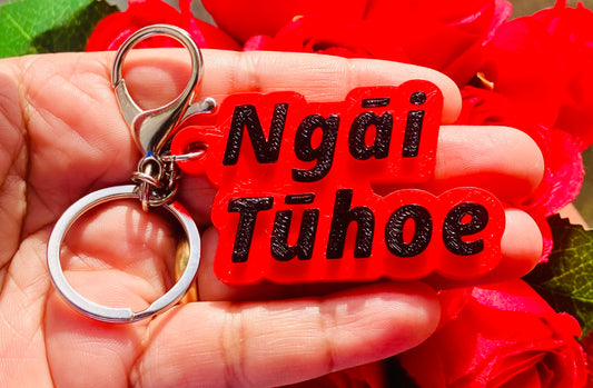 3D Printed Hand Painted Keychain/Bagchain #Ngāi Tūhoe