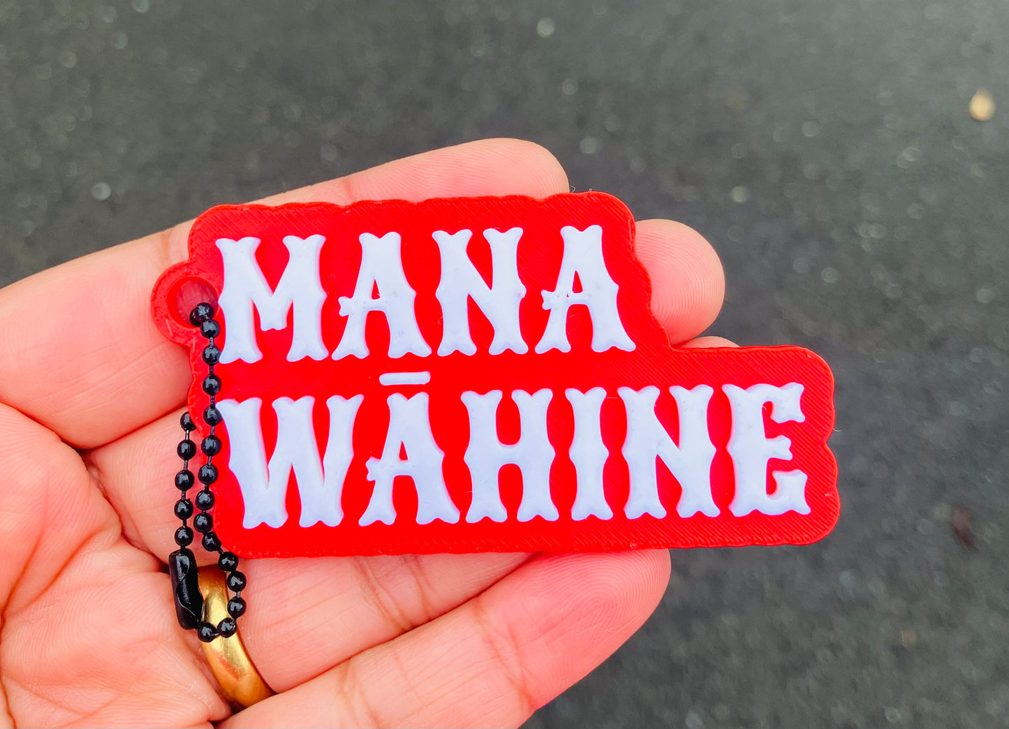 MANA WĀHINE Keychain/Bagchain