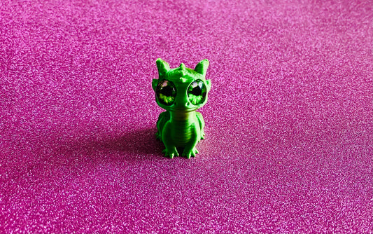 3D Printed Mini Dragon (Green)