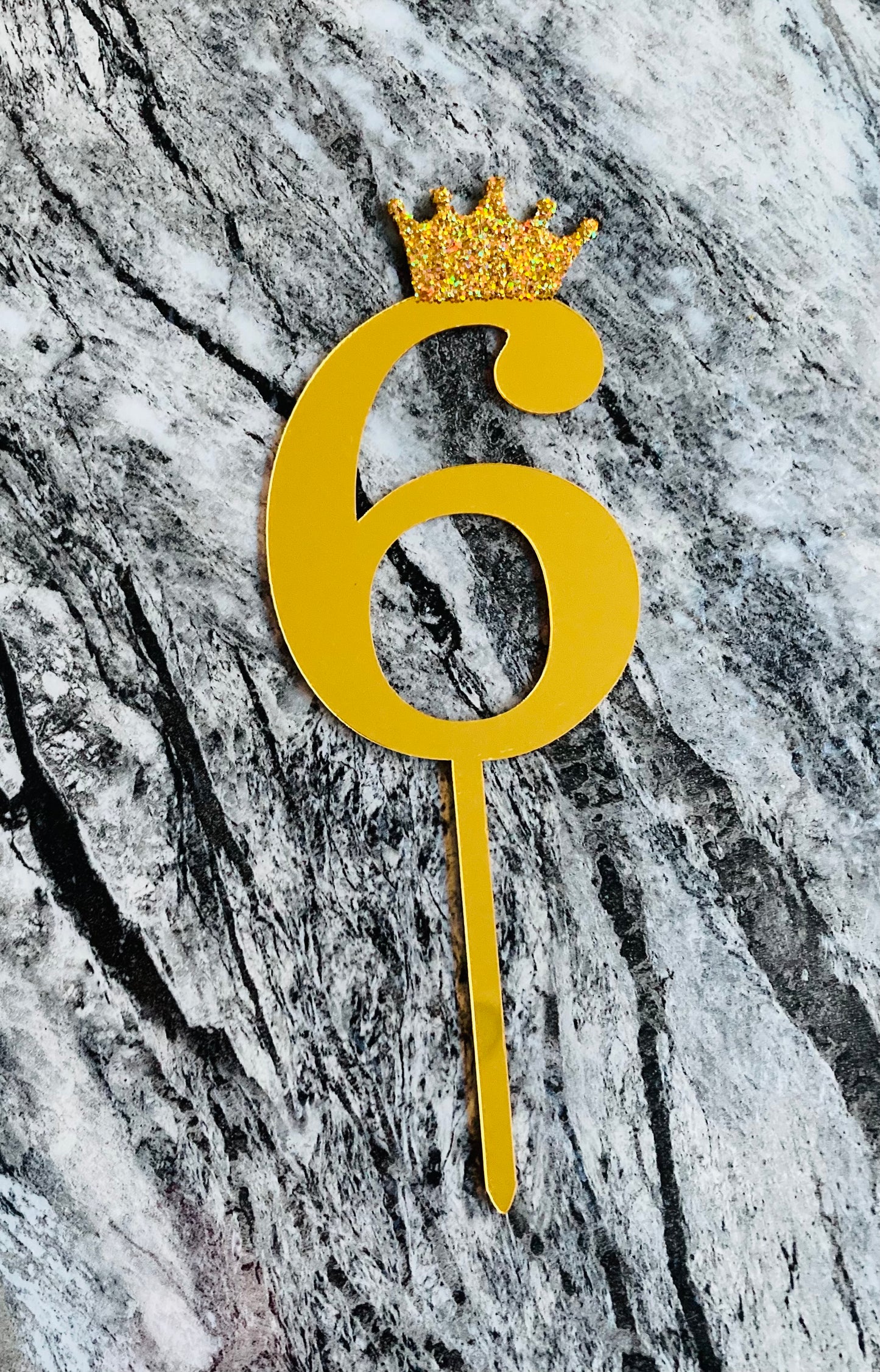 Number Cake Topper 6
