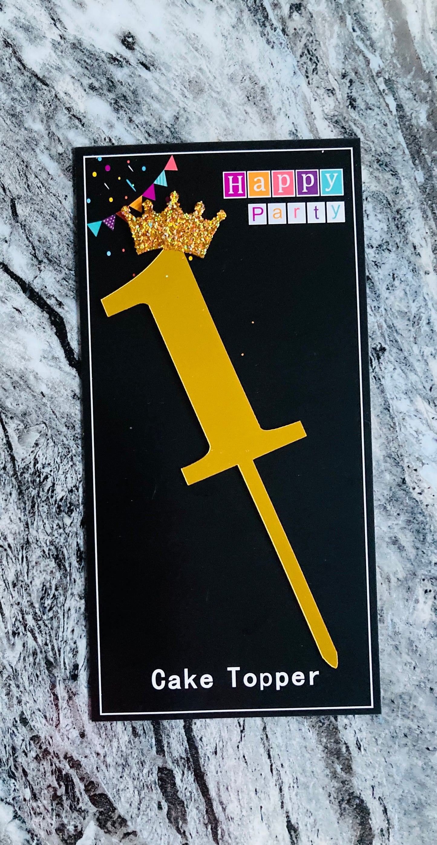 Number Cake Topper 1 (Clearance)