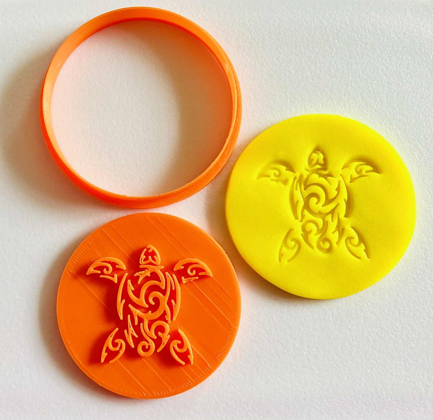3D Printed Turtle Doh/Clay Cutter and Stamp #41