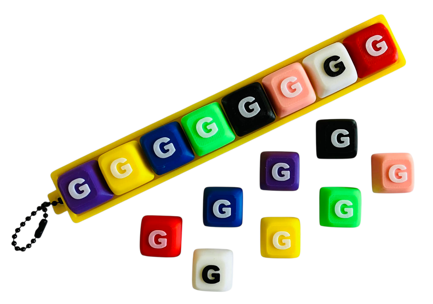 Letter "G" for Clicker Keychain
