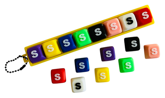 Letter "S" for Clicker Keychain