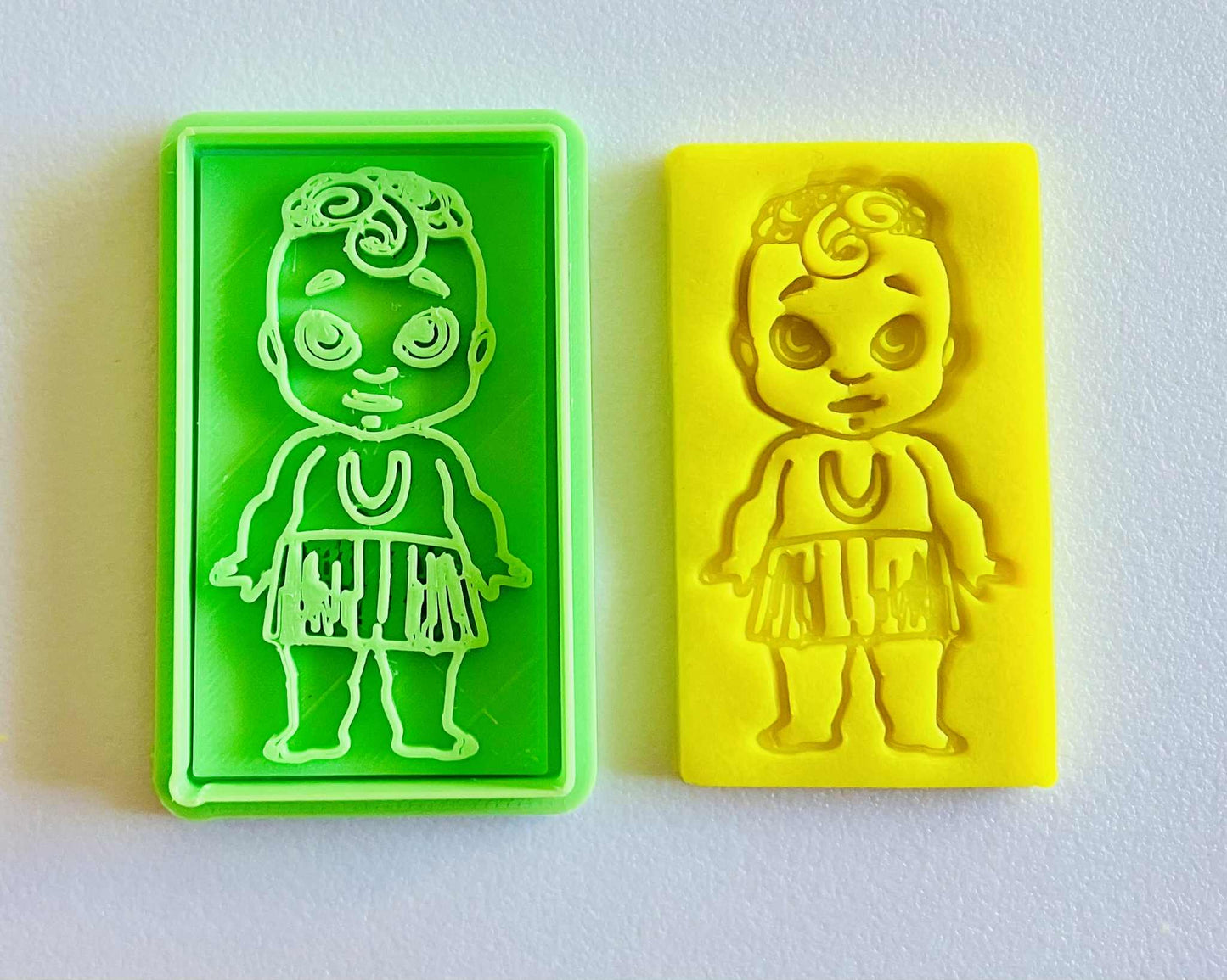 3D Printed Tākaro Tribe Doh/Clay Cutter and Stamp #52