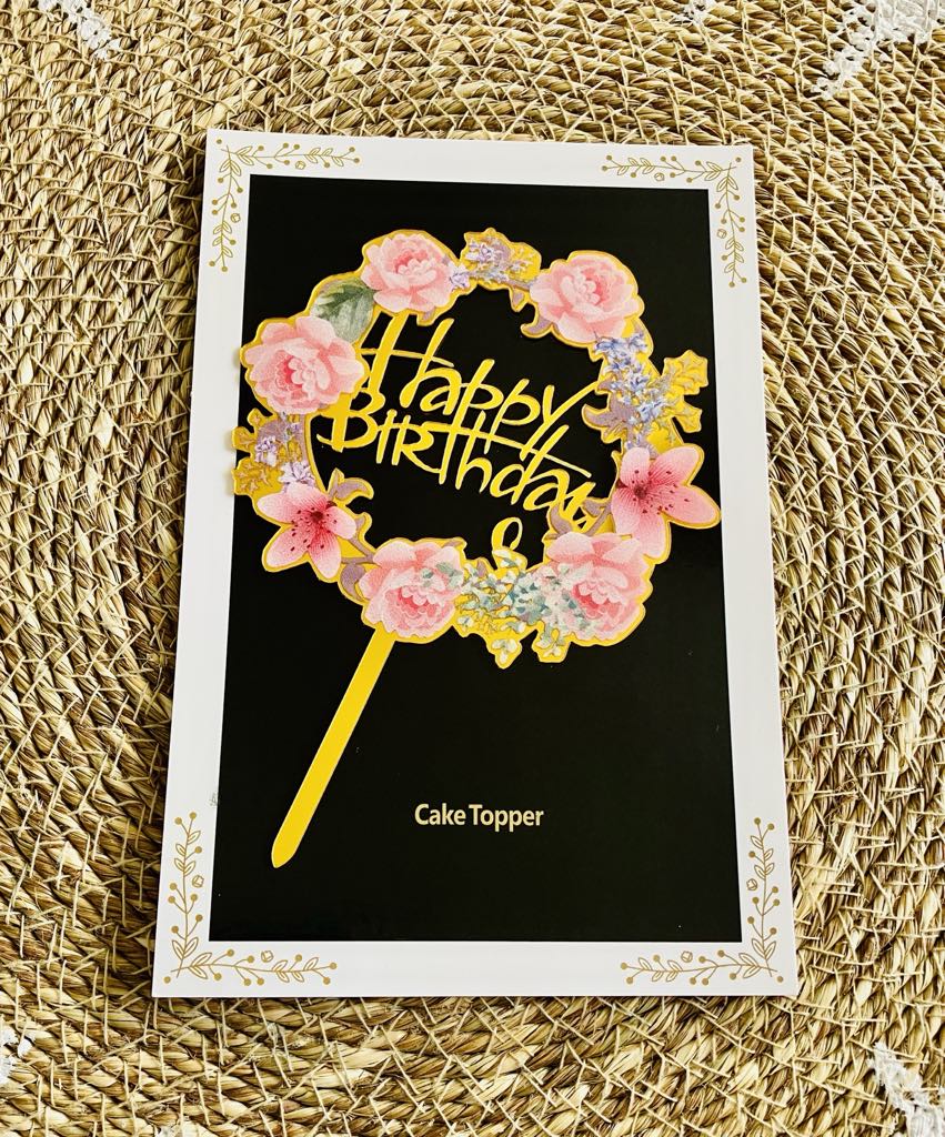 Birthday Cake Topper ^1 (Clearance)