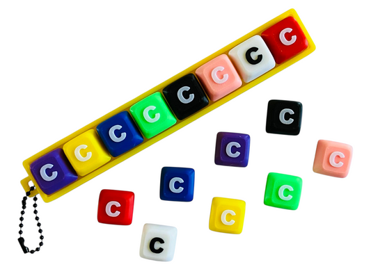 Letter "C" for Clicker Keychain