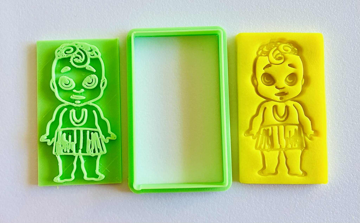 3D Printed Tākaro Tribe Doh/Clay Cutter and Stamp #52
