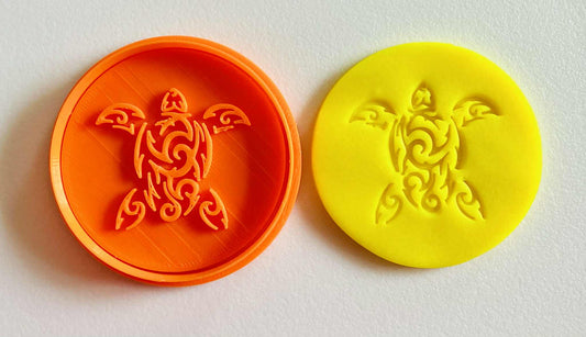 3D Printed Turtle Doh/Clay Cutter and Stamp #41