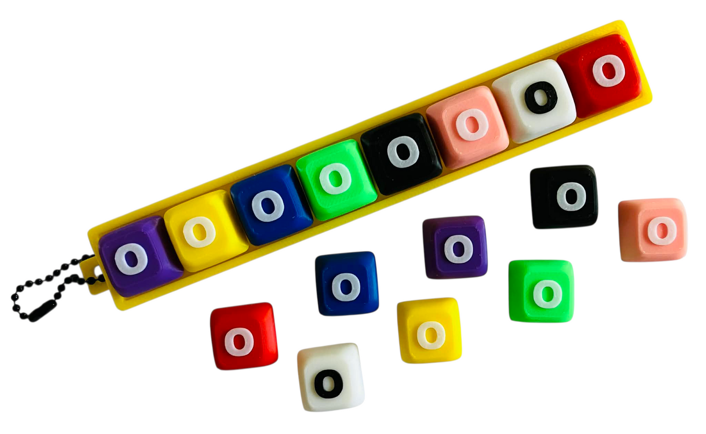 Letter "O" for Clicker Keychain