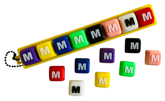 Letter "M" for Clicker Keychain