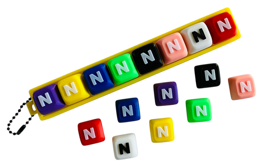 Letter "N" for Clicker Keychain