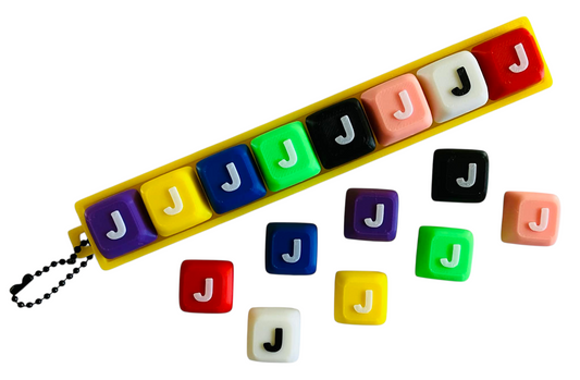 Letter "J" for Clicker Keychain