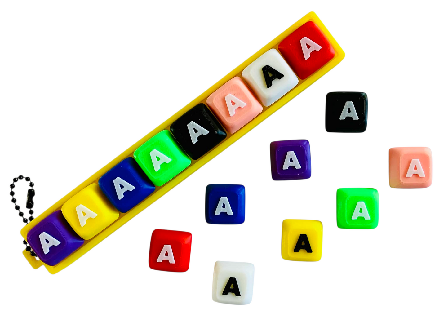 Letter "A" for Clicker Keychain