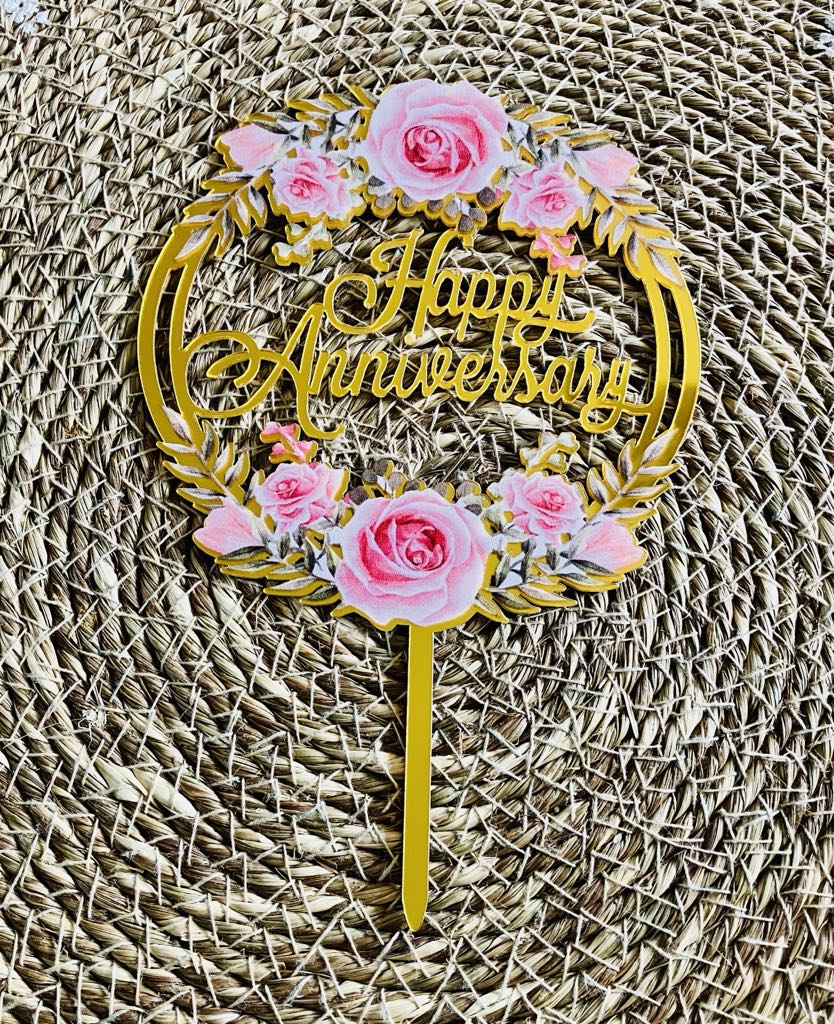 Anniversary Cake Topper (Clearance)