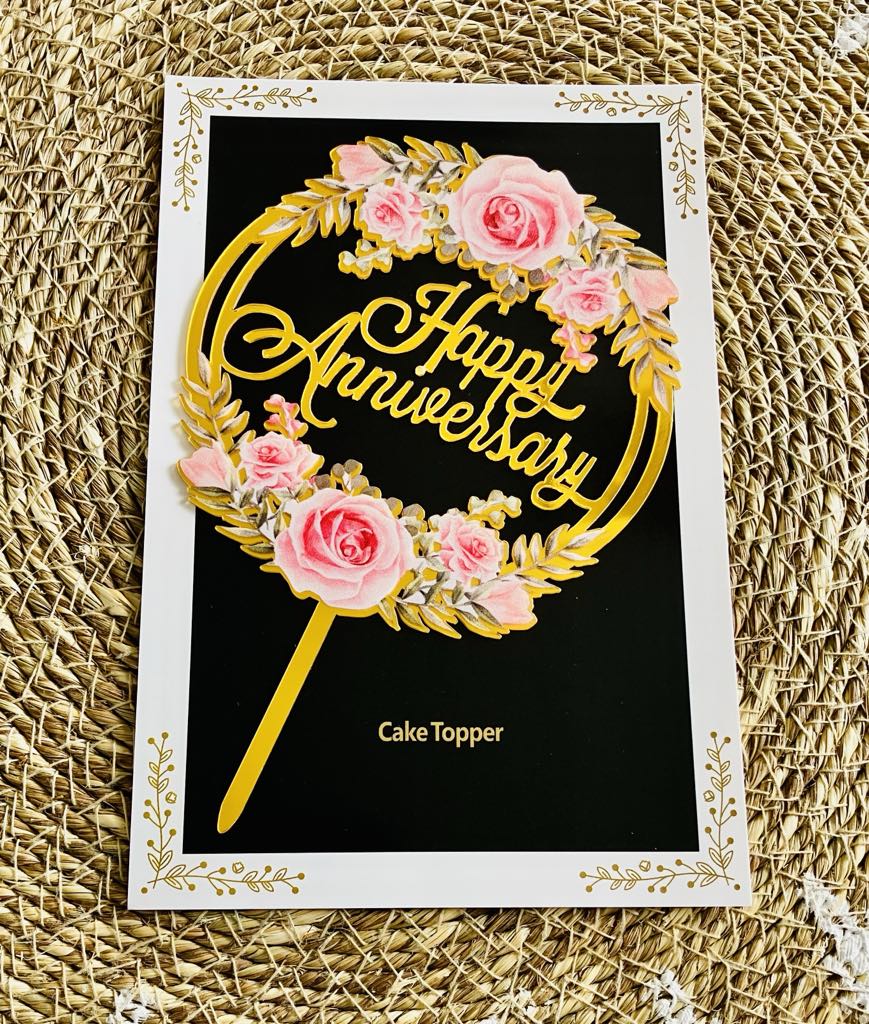 Anniversary Cake Topper (Clearance)