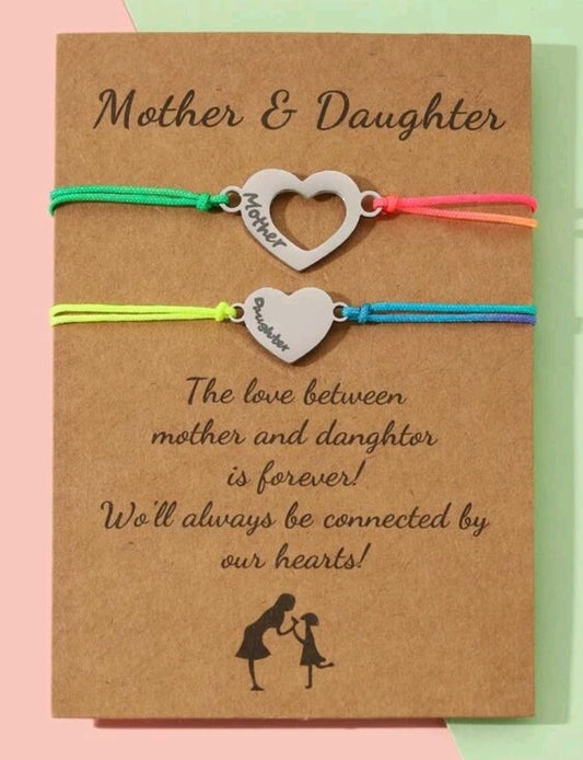 Mother Daughter Bracelets Set