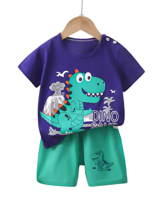 Kids Top and Shorts Set (Buttons on the top only for sizes 3-4 yrs and under) 100% Cotton (Clearance)