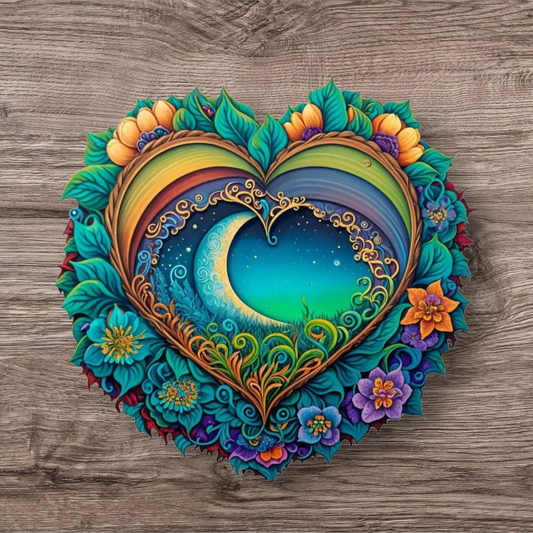 Heart Wooden Puzzle