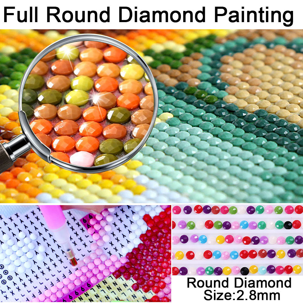 HOME 5D Diamond Painting/Diamond Art Kit 40*50 cms (Full Drill) Quality Poured Glue Canvas SALE
