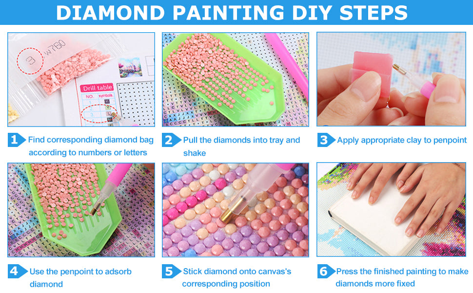 BABY SHEEP 5D Diamond Painting/Diamond Art Kit 35*65 cms (Full Drill) Quality Poured Glue Canvas