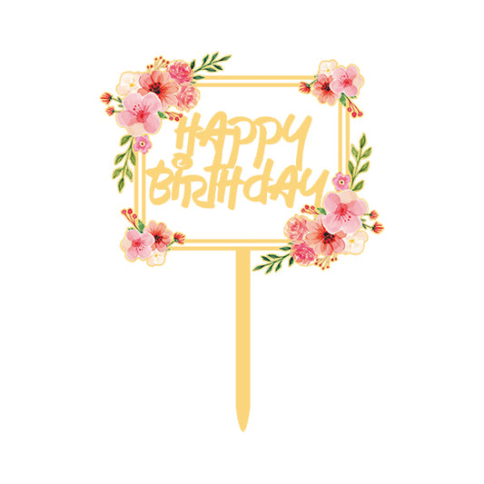 (Sale) Happy Birthday Cake Topper #8